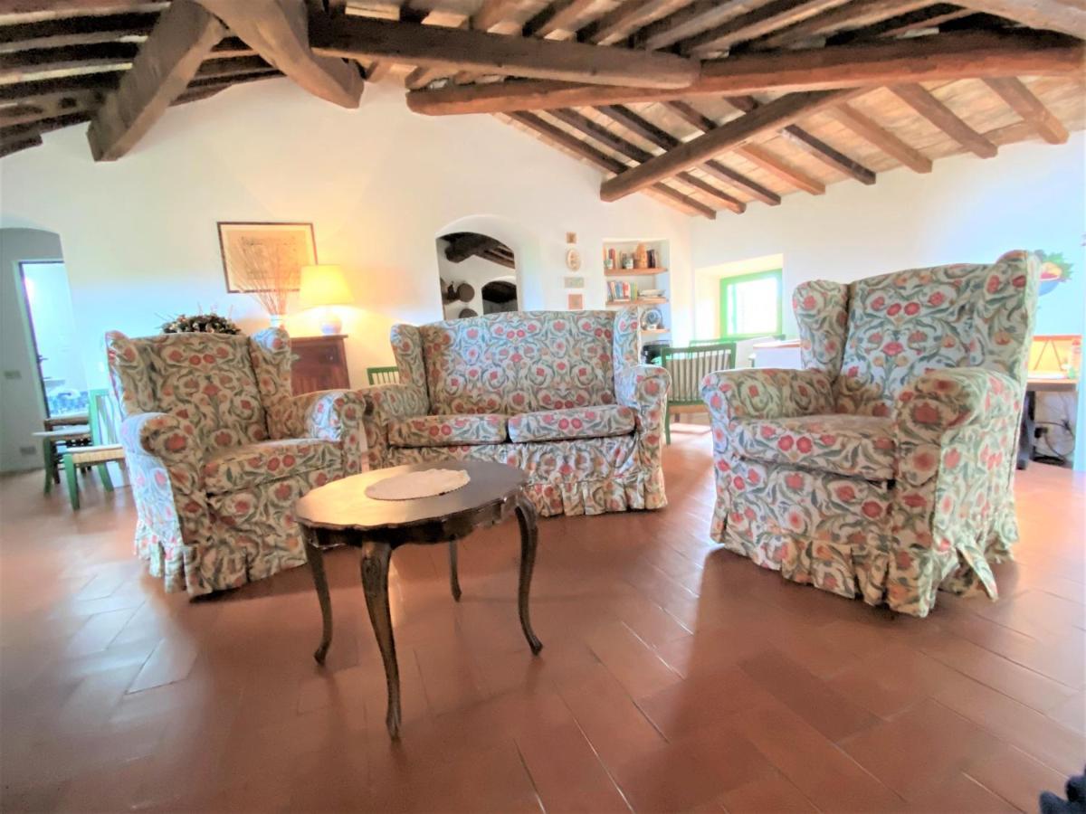 La Ginestra - Terrazza Apartment Orciatico Bagian luar foto