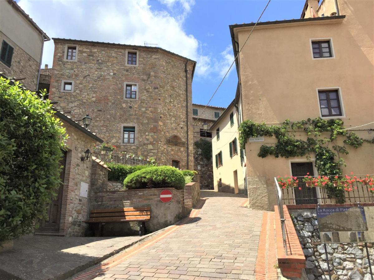 La Ginestra - Terrazza Apartment Orciatico Bagian luar foto
